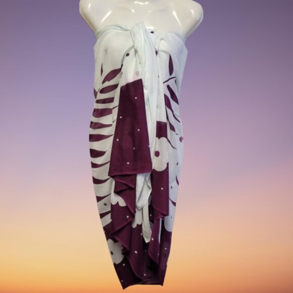 Cover Ups Swimsuit Cover-Up, Beachwear Wraps, Halter or Strapless Wrap Dress - Picture 2 of 7